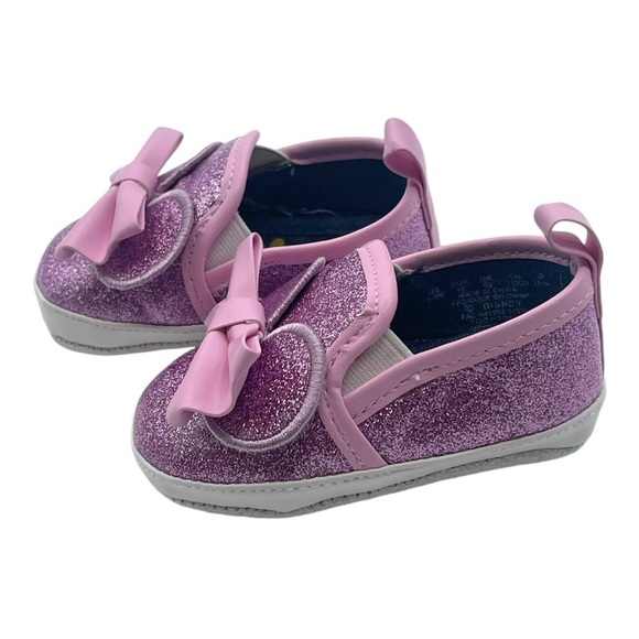 032 Minnie Mouse Pink Glitter Shoes - Picture 4 of 7